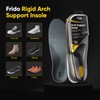 Frido Arch Support Rigid Insole for Flat Feet, Relieves Feet
