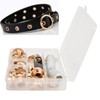 50Pcs Brass Grommet Eyelets Set Sewing Setting Kit with 3