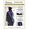 CLERKMANS Unisex Graduation Hood for Bachelors & Masters Degree -University