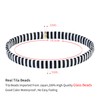 KELITCH Miyuki Tila Beads Friendship Bracelets Stackable Chic Stretch Bracelets