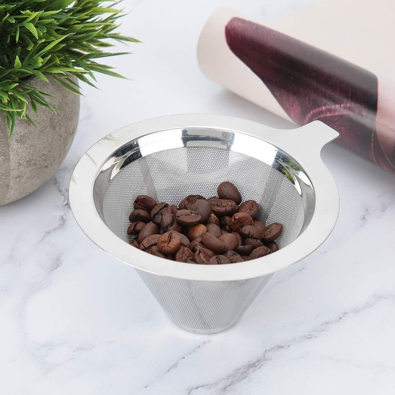 Stainless Steel Coffee Filter Pour Over Coffee Dripper Reusable Coffee