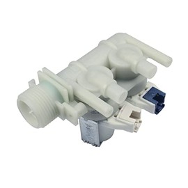 Ariston Indesit Hotpoint Scholtès C00110333 Whirlpool Bauknecht 482000022813 Solenoid Inlet Valve Filling Valve Double 180° 10.5 mm Diameter Washing Machine