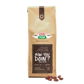 Central Perk Whole Bean Coffee - Medium Roast Coffee - "How You Doin'?" 100% Arabica Coffee - 2 Bags (10oz)