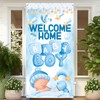 Welcome Home Baby Boy Yard Banner Sign, 6x3 ft Newborn