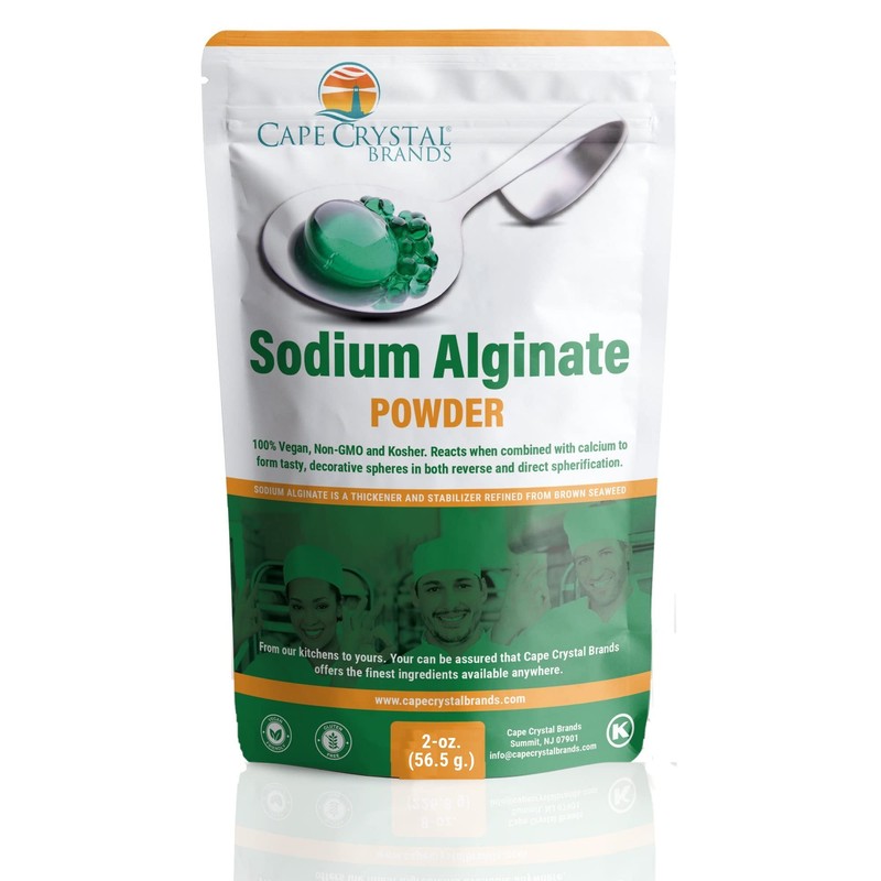 Cape Crystal Sodium Alginate and Calcium Chloride – Spherification Value