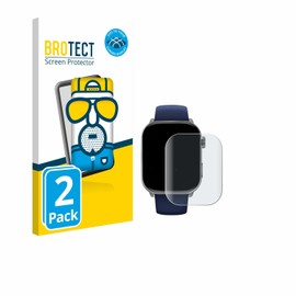 brotect 3D Curved Screen Protector Matte compatible with GARD PRO HEALTH SMARTWATCH 3 (48 mm) (2 Pack) - Full Screen Coverage