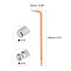 sourcing map Ball End Hex Key Wrench 3/16" S2 Steel
