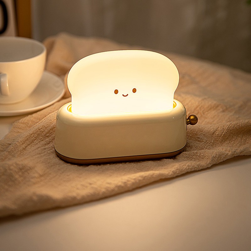 Bread Maker Night Light USB Rechargeable Stepless Dimming LED Desk