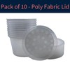 16 oz Deli Cup and Fabric Vented Insect Feeder lids