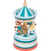 Small Foot Musical Box Horse Carousel Circus Wooden Decoration for