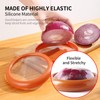 Reusable Fruit and Vegetable Storage Containers, Set of 4, Transparent,