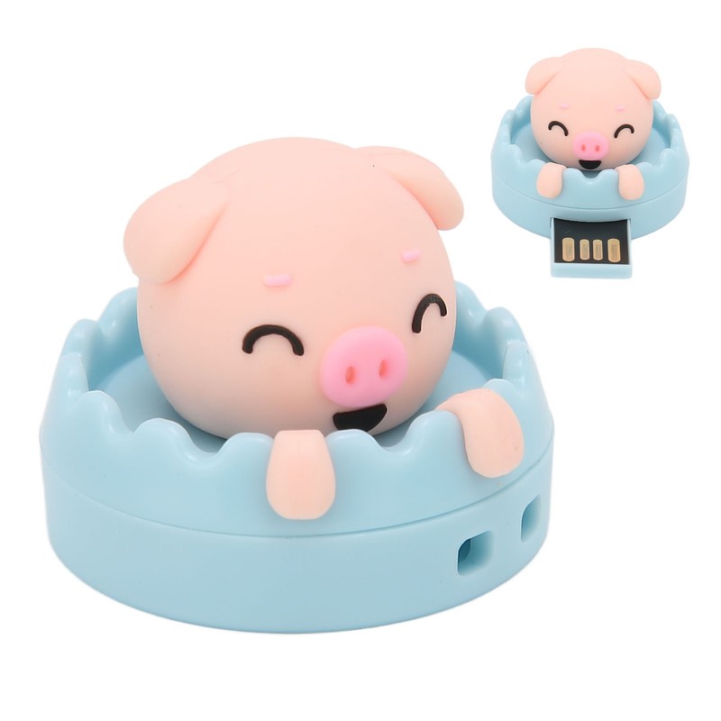 U Disk Cute Pig USB Interface Hot Swap Anti Electromagnetic
