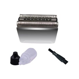 Shaver Foil Cutter Head Cassette w/Rozor Shaver Oil& Cleaning Brush Compatible for Br-aun 52S Series 5 5050 5070 5090 5040 5020 Silver