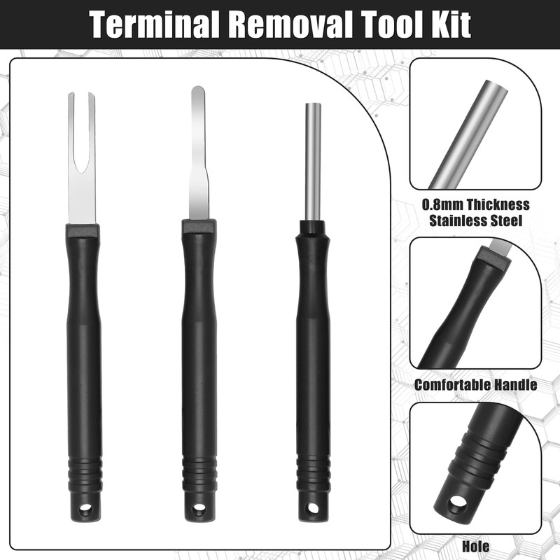 Windspeed 30+4P Terminal Pin Removal Tool Kit, Electrical Pin Removal