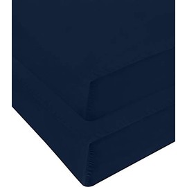 Utopia Bedding Fitted Sheet - Pack of 2 Bottom Sheets - Soft Brushed Microfiber - Deep Pockets, Shrinkage & Fade Resistant - Easy Care (Twin, Black)
