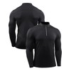 NELEUS Men's Compression Shirts 1/4 Zip Pullover Long Sleeved Running