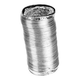 SHINEOFI Aluminum Foil Ducting Ventilation Hose Bendable Dryer Vent Hose for Flexible Air Exhaust High Temperature Resistant Durable Aluminum Foil Duct for Kitchen and Home Use