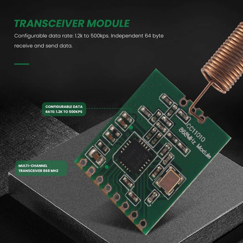 Jevina CC1101 868MHz Radio Transmission Antenna Transceiver