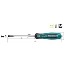 Megadora Thin-Handle Screwdriver, 910