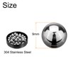 sourcing map 50pcs 304 Stainless Steel Bearing Balls 9mm Precision