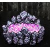 Faux Geode Crystals Rock Magic Wands Holder Stand Prop Accessory