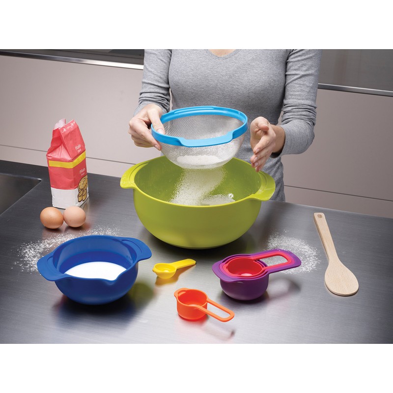 Joseph Joseph Nest 9 Plus, 9 Piece Compact Food Preparation