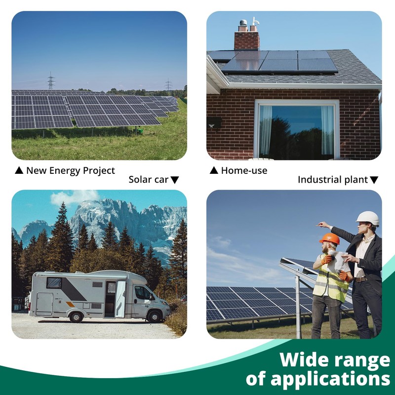 TOMSHIELE ABS Waterproof PV Combiner Box with 6 String, Solar