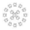 Powlankou 100 Pieces 1/4"-20 Stainless Hex Nut, Stainless Steel (304)