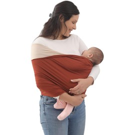 Baby Wrap Carrier, Perfect Baby Carrier Wrap Sling für Neugeborene und Kleinkinder bis zu 35 lbs