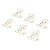 100pcs Dog Shape Paper Clips Improved Slip Resistance Rust Proof