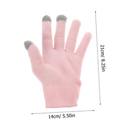 HONMEET Moisturizing Gel Gloves for Dry Cracked Hands 1 Pair Hydrating Hand Care Gloves Touch Screen Function for Women and Men for Overnight Use