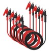UMLIFE 6PCS Dual-Ended Alligator Clip Test Leads,15A Test Lead Wire