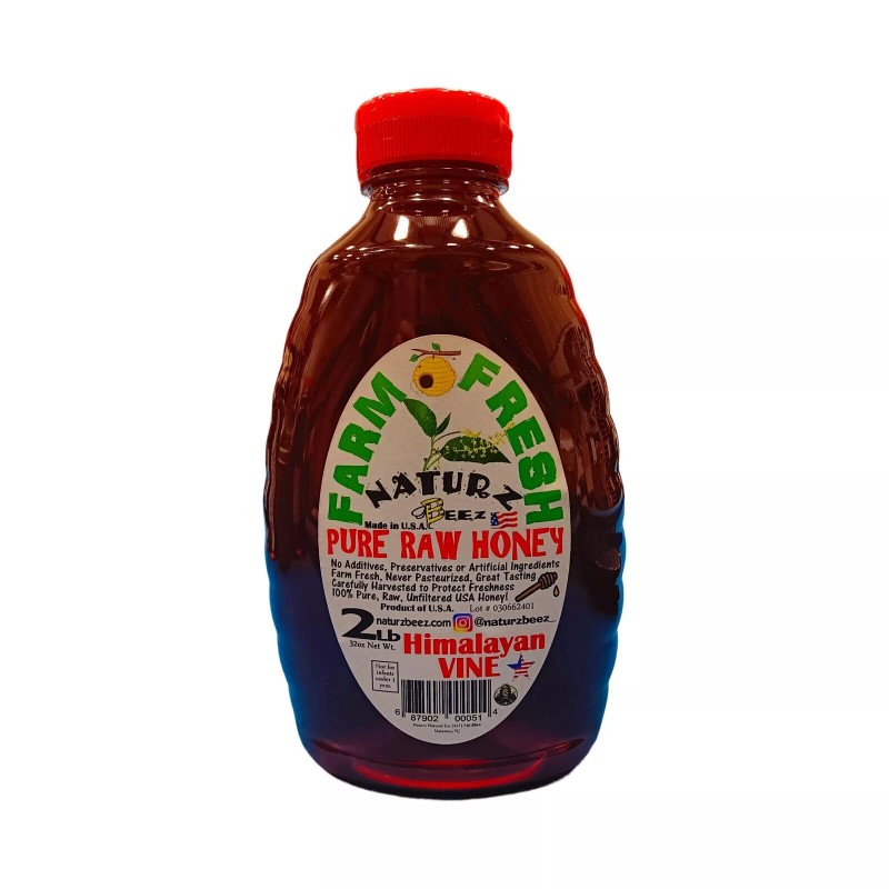 Naturz BEEZ RAW HONEY Himalayan Vine 32oz 907g 2Lb Made