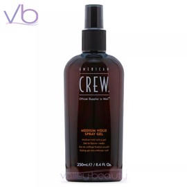 AMERICAN CREW (Classic, Medium Hold, Spray Gel, Alcohol FREE, Natural, 250ml)