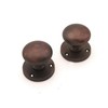 Infinity Decor Matt Bronze Victorian Latch Round Mortice Door Knobs