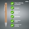 WPRO Bamboo Ballpoint Pen with Touch Pen Set of 10