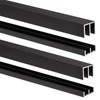 Orechic 2Sets Aluminum Sliding Door Track Set for 1/4" Thick