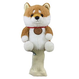 Kyūto Hanbai Golf Club Head Cover Mamesiba (Brown) H0022
