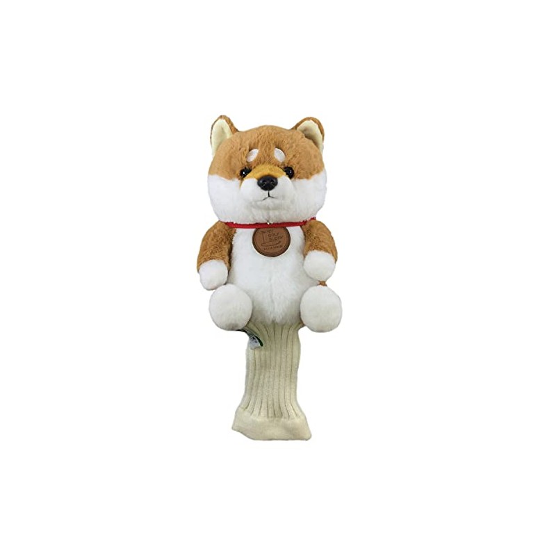 Kyūto Hanbai Golf Club Head Cover Mamesiba (Brown) H0022