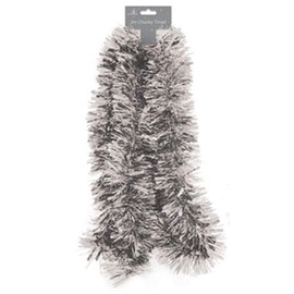 Widdle Gifts Ltd Christmas Chunky Tinsel Tree Room Decoration 3 Lengths 2 Metre - Rose Gold