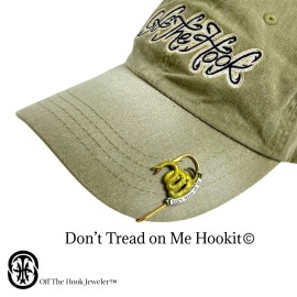 HOOKIT Don't Tread On Me HOOKIT ... Hat Clip.... Brim Clip.... Money Clip