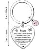 HULALA Mum Gifts Keyring Keychain Key Ring For Mothers Day