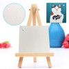 SwirlColor Canvas for Painting, 10 x 10 cm, White Blank