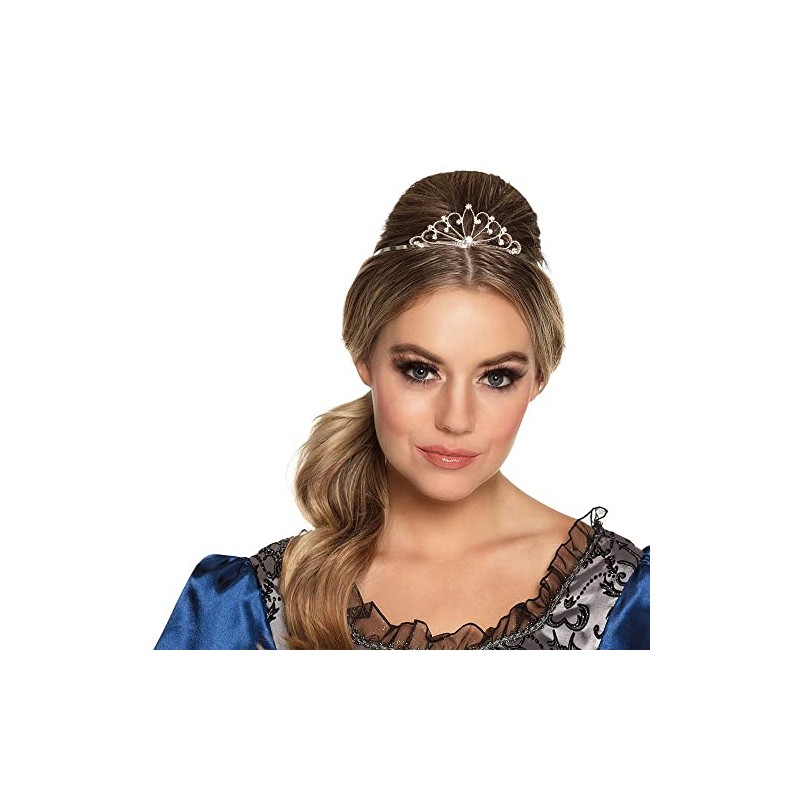 Boland 64554 Royal Queen Crown Headband Silver
