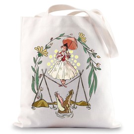 JNIAP Sally Inspired Tote Bag The Tightrope Walker Gifts Haunted Movie Gifts The Tightrope Walker Shoulder Bag, Red Umbrella Tb, Large