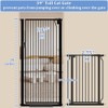 59" Tall Extra Tall Cat Gate for Doorways 41.4"-45.3" Wide