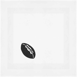 'Rugby Ball' Cotton Napkin/Dinner Cloth (NK00004157)