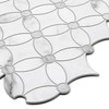 SUNWINGS 10-Sheet Coin Peel and Stick Waterjet Backsplash Self Adhesive