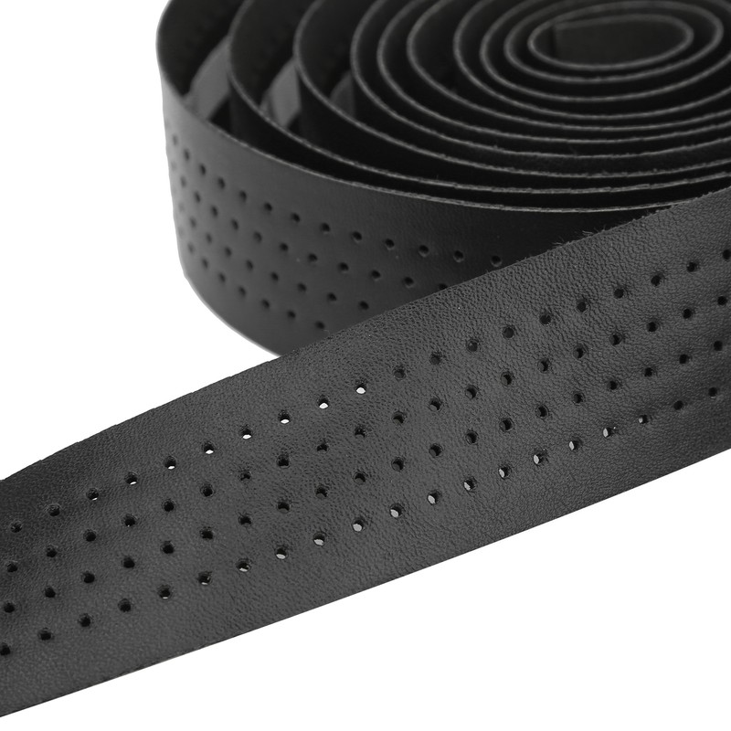 2Pcs Cycling PU Leather EVA Handlebar Belt Road Bike AntiSlip