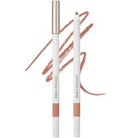 Heart Percent Dote On Mood Lip Pencil Slim, Defines and Fills Creamy Lip Liner Retractable Lipstick Pencil with Built-In Sharpener, B1. Rose Brown